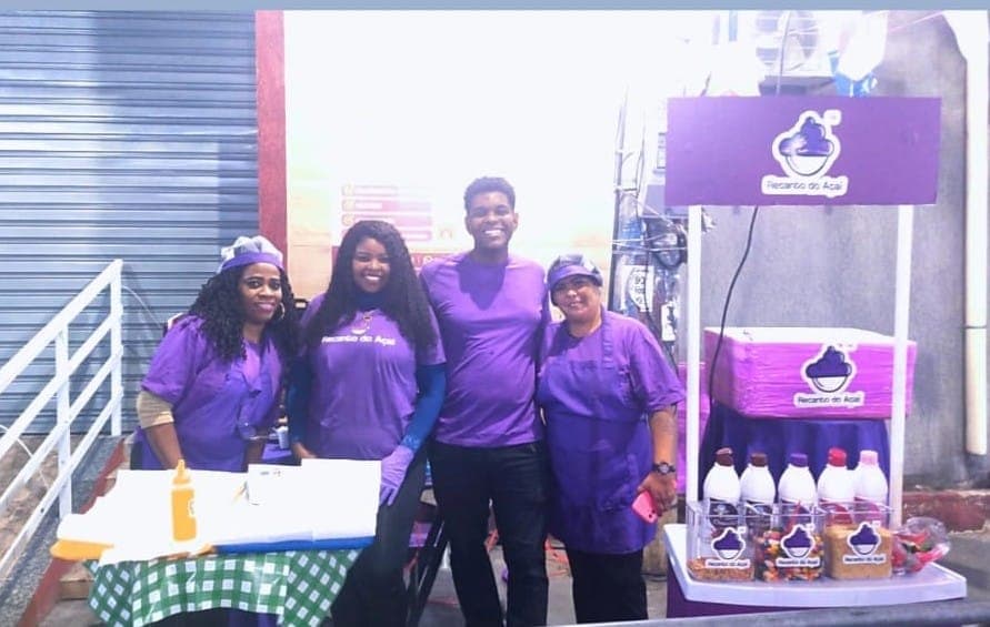 Equipe Especializada — estação de açaí para eventos no Rio de Janeiro